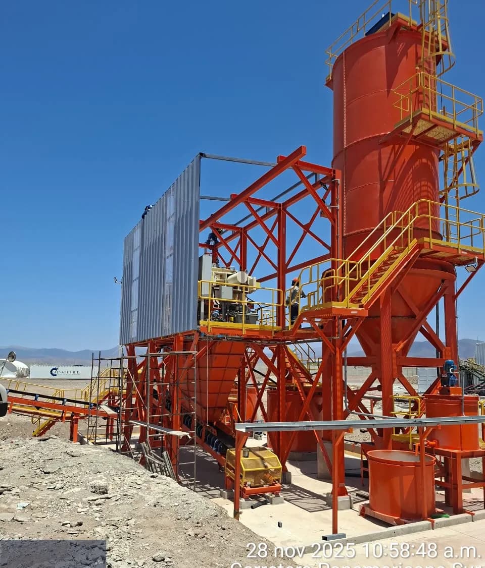 Planta de beneficio de oro construida por EHITAMA en Chala, Arequipa